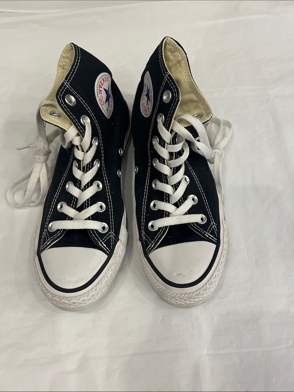 Converse Black & White High Top Sneakers